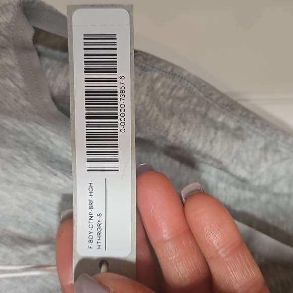 Everlane The Cotton High Waisted Boy Brief Underwear in Grey•Size S•NWT! - Picture 8 of 8